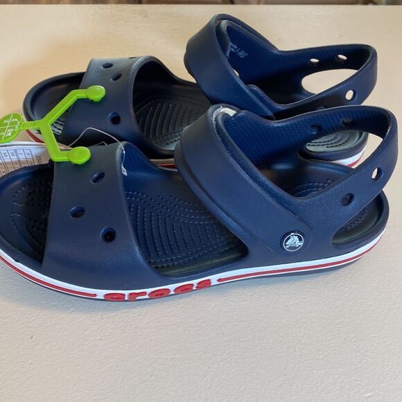 Crocs  Bayaband Clog Sandals Blue Size 3 - Picture 4 of 8
